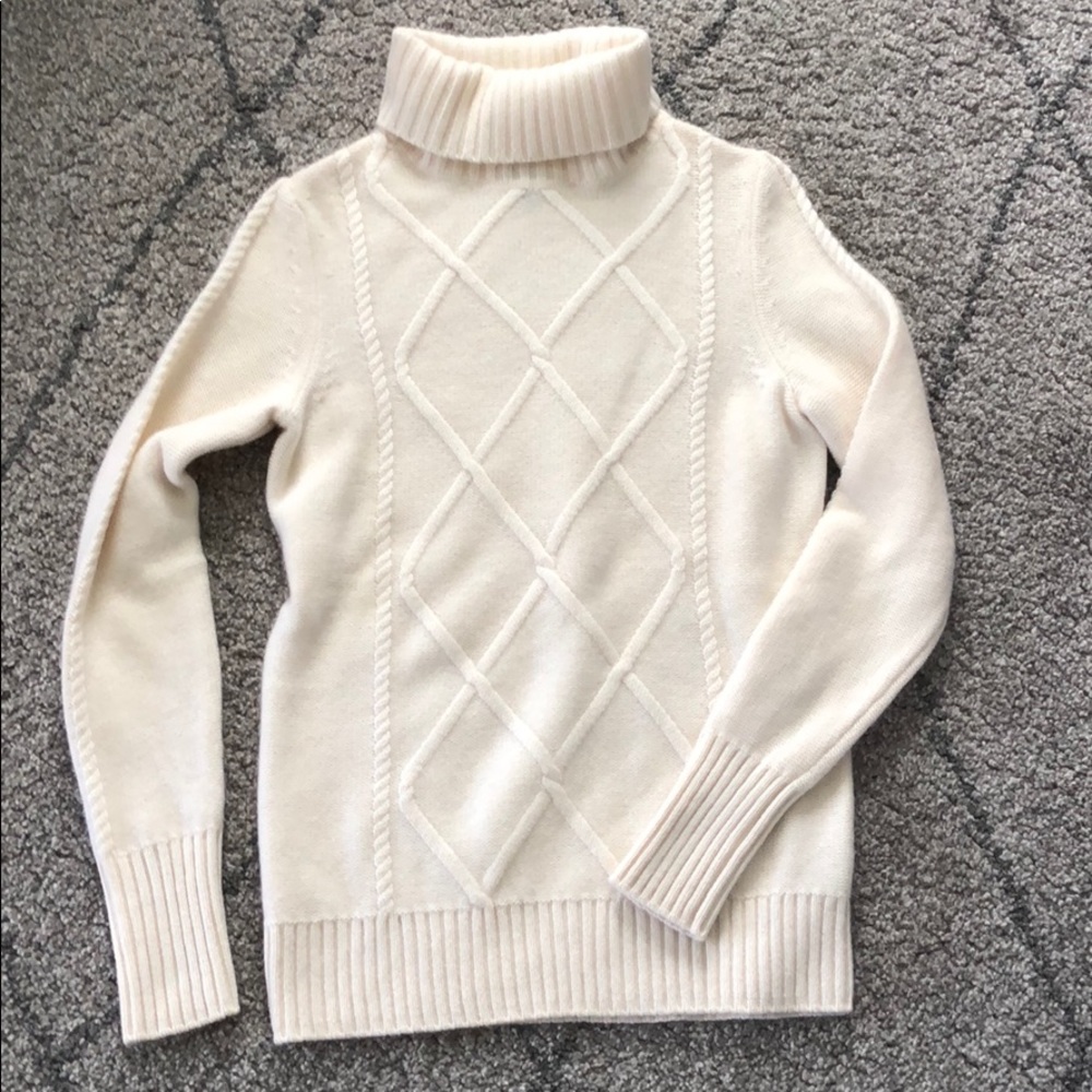 Talbots 100% cashmere turtleneck sweater